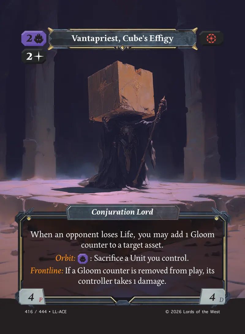 Vantapriest, Cube's Effigy — ACE 416 card