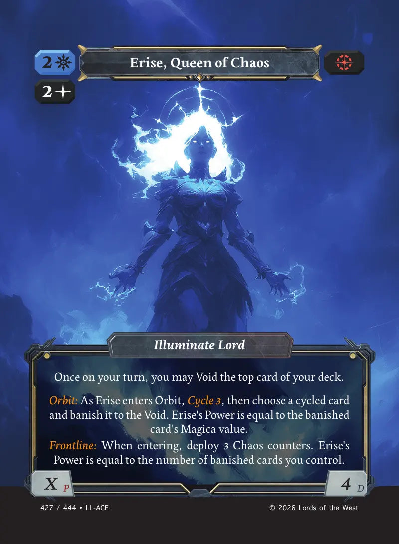 Erise, Queen of Chaos card